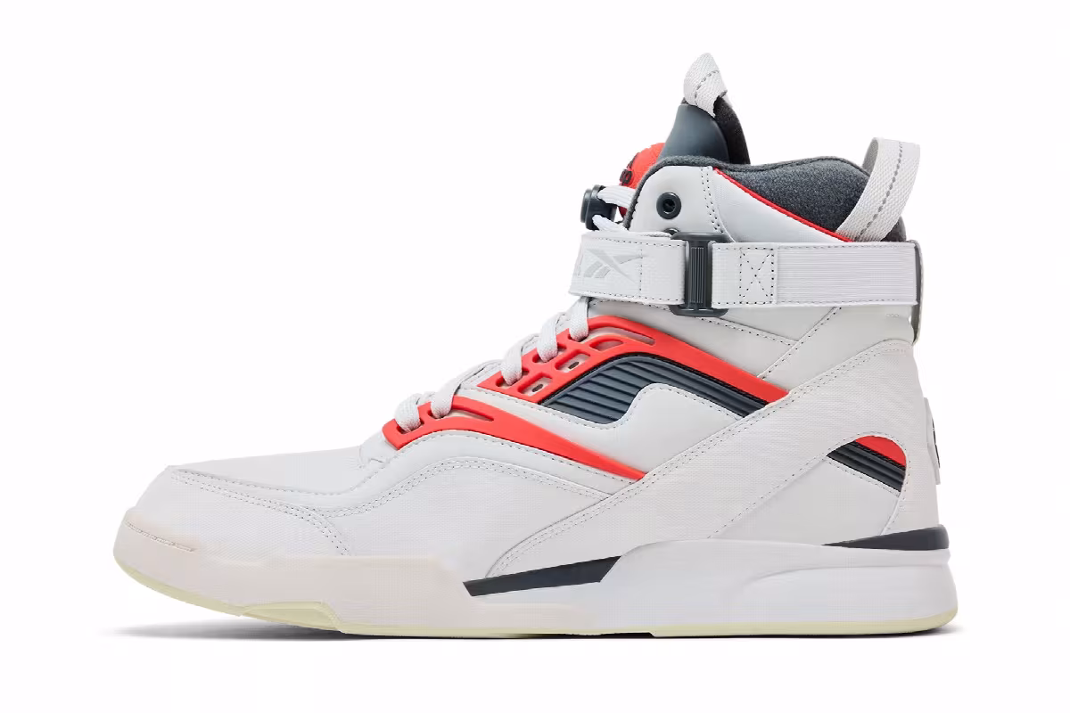 Spyder x Reebok Pump TZ Pure Grey Canton Red, view 4