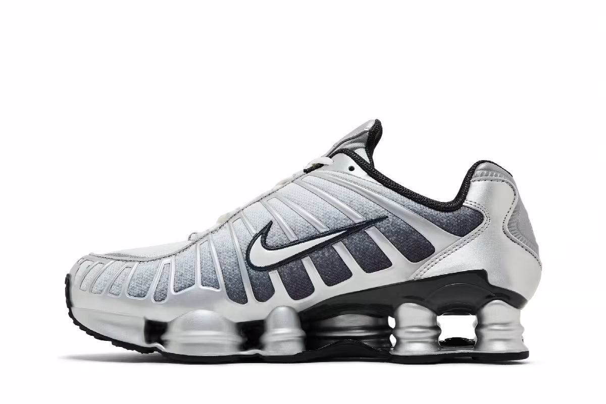 Nike Shox TL Metallic Silver, view 4