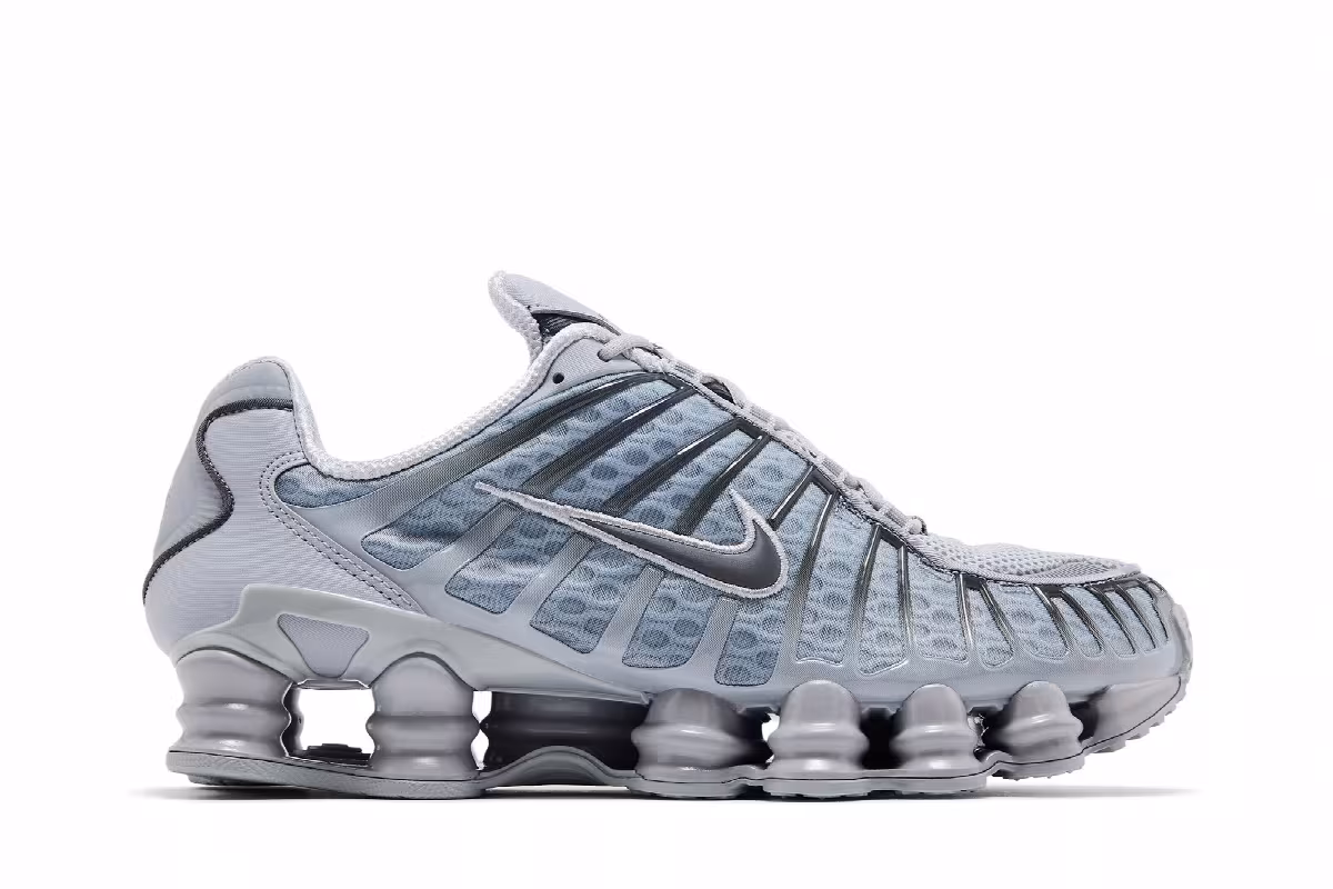 Nike Shox TL Wolf Grey Iron Grey, view 2