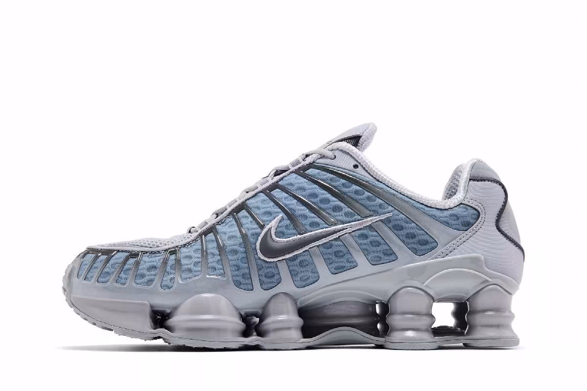 Nike Shox TL Wolf Grey Iron Grey, view 4