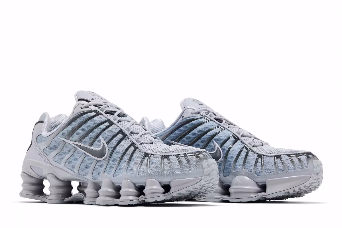 Nike Shox TL Wolf Grey Iron Grey, view 9