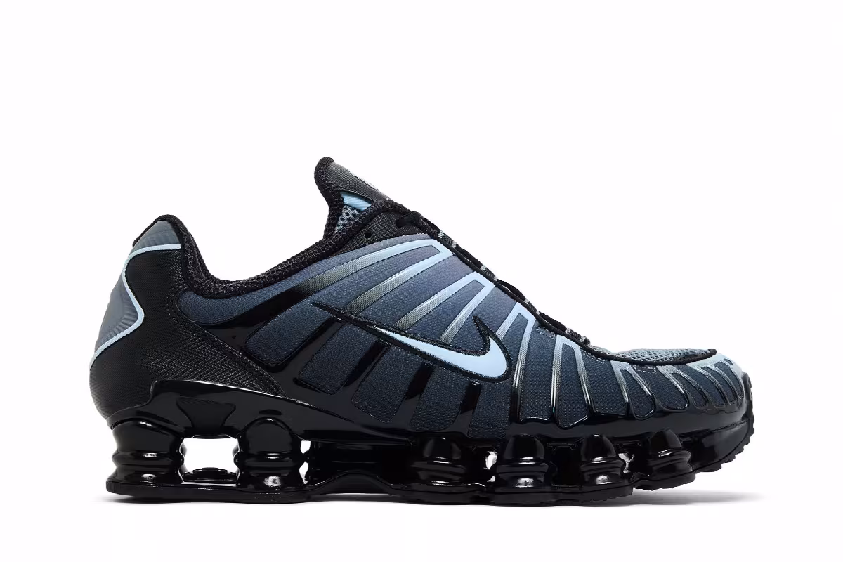 Nike Shox TL Black Celestine Blue, view 2