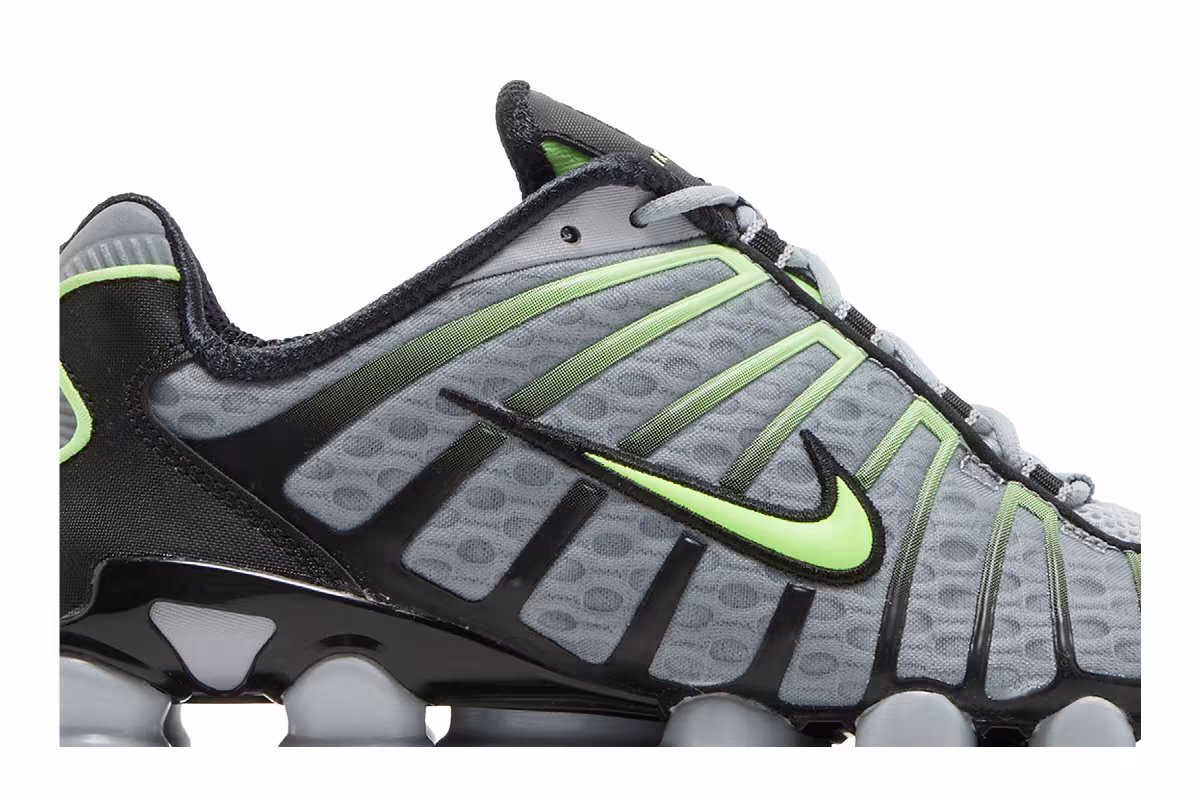 Nike Shox TL Wolf Grey Lime, view 3