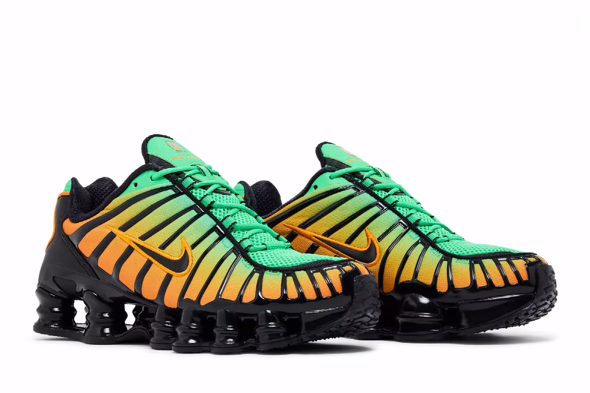 Nike Shox TL Green Shock Bright Ceramic, view 9