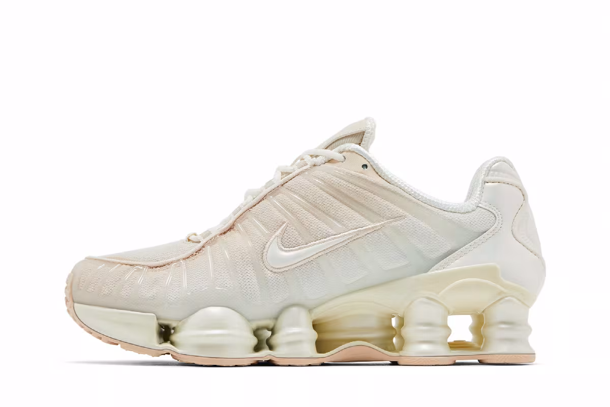 Nike Women's Shox TL Pearl White Particle Pink, view 4