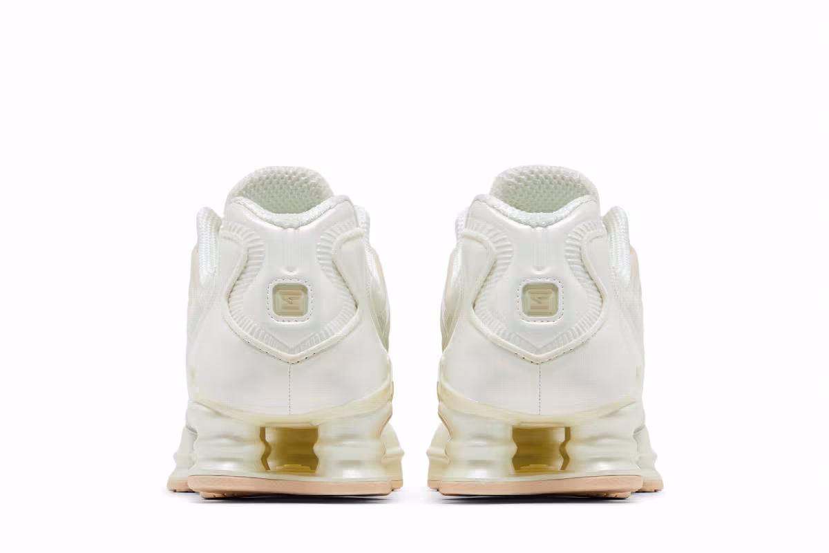 Nike Women's Shox TL Pearl White Particle Pink, view 7