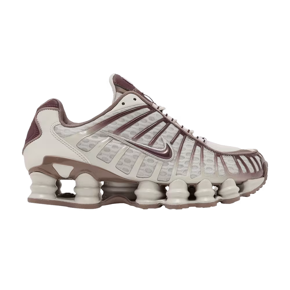 Nike Women's Shox TL Light Bone Burgundy Crush