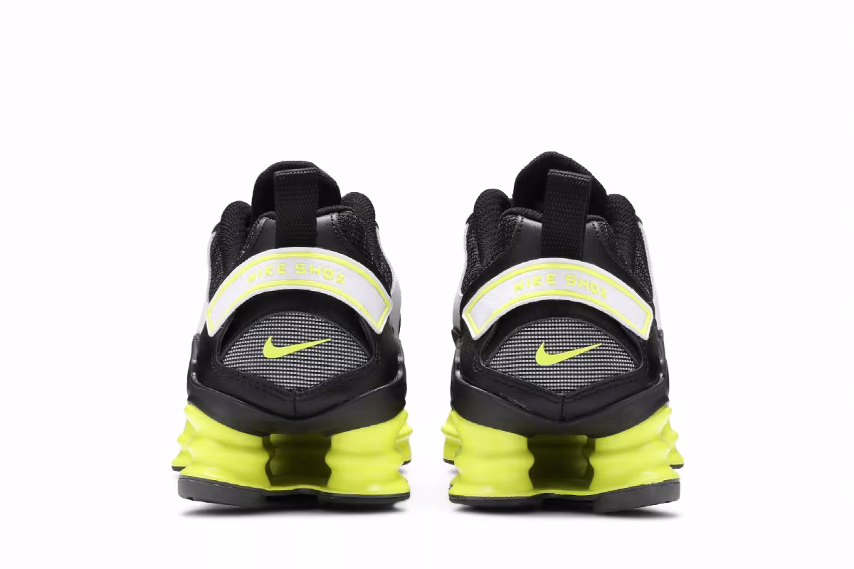 Nike Women's Shox TL Nova Black Lemon Venom, view 7