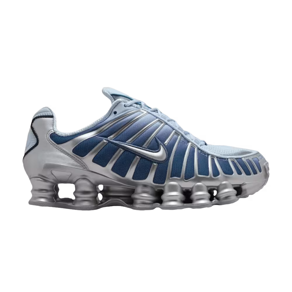 Nike Women's Shox TL Fade Blue Tint Metallic Silver