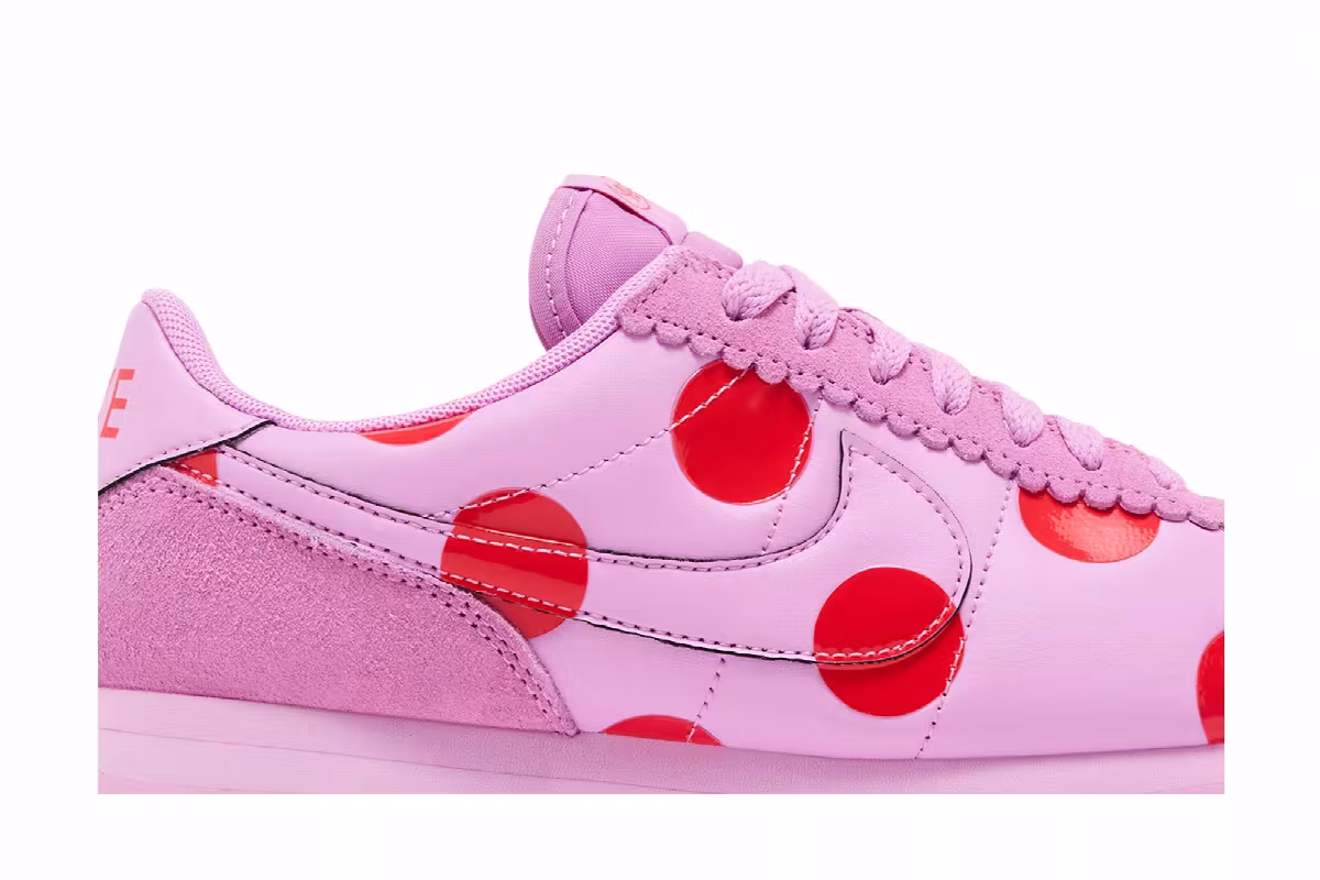 Nike Women's Cortez Polka Dots Light Magenta, view 3