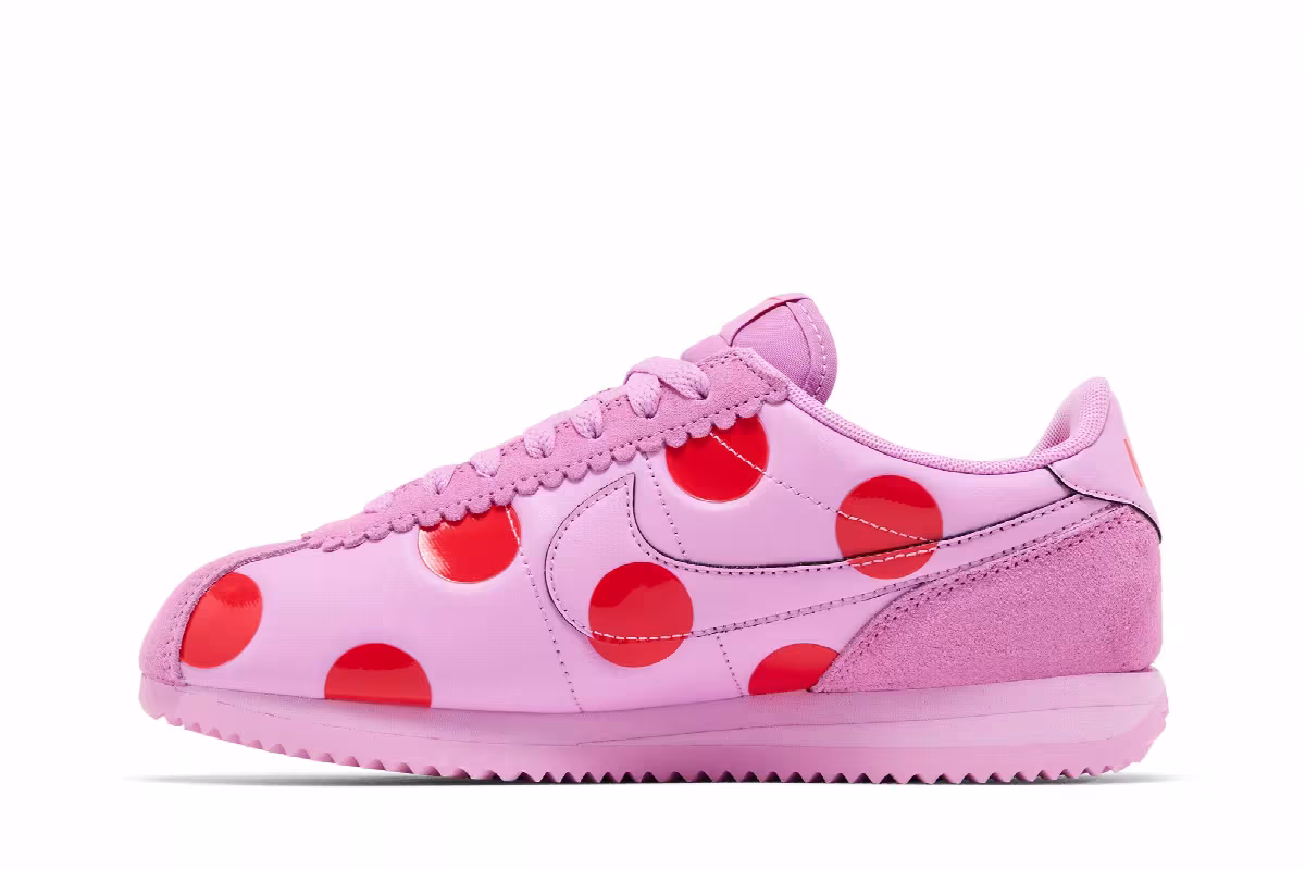 Nike Women's Cortez Polka Dots Light Magenta, view 4