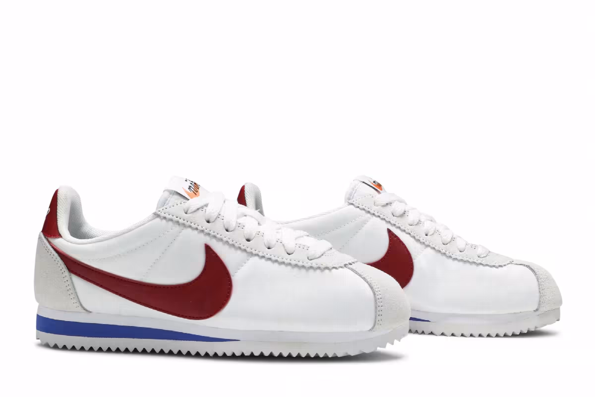 Nike Women's Classic Cortez White Varsity Red Royal, view 9