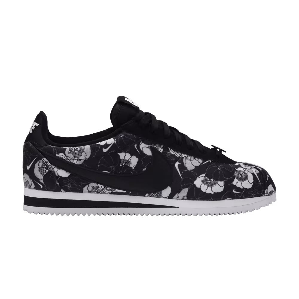 Nike Women's Classic Cortez LX Black Floral