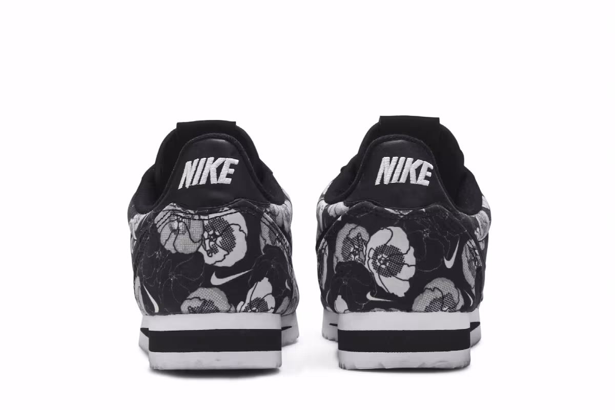 Nike Women's Classic Cortez LX Black Floral, view 7