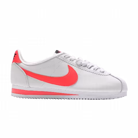 Nike Wmns Classic Cortez Leather 'Platinum Tint Bright Crimson'
