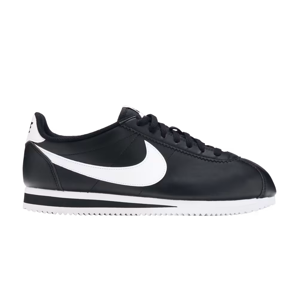 Nike Women's Classic Cortez Leather Black White