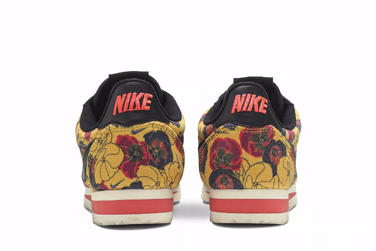 Nike Women's Cortez Gold Floral, view 7