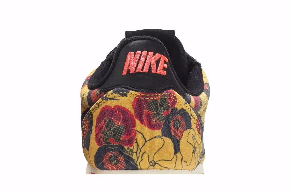 Nike Women's Cortez Gold Floral, view 8