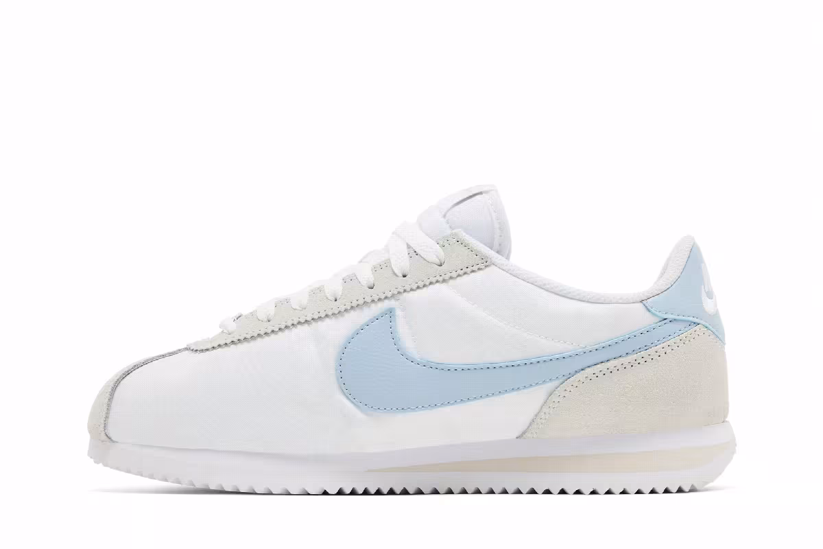 Nike Women's Cortez White Light Armory Blue, view 4