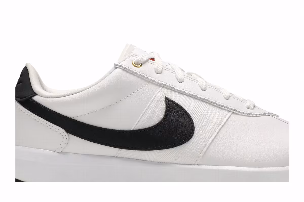 Nike Women's Cortez Golf White Black, view 3