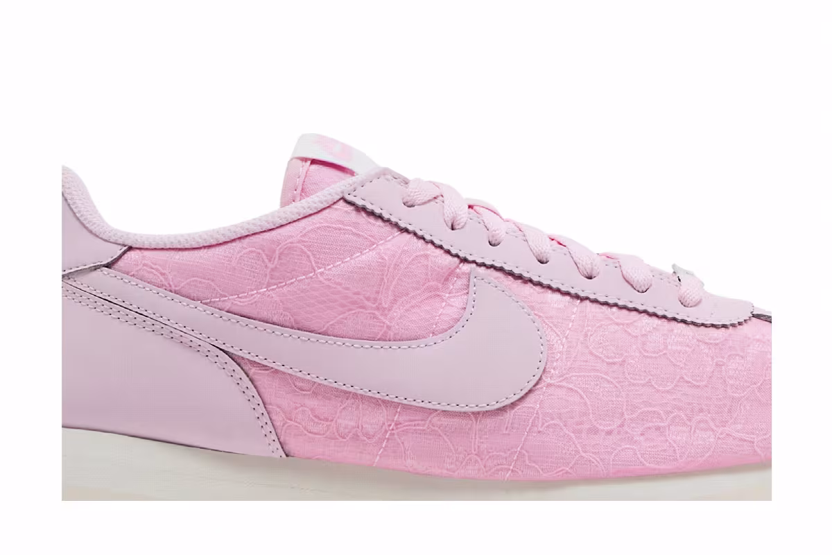 Nike Women's Cortez Pink Foam Floral, view 3