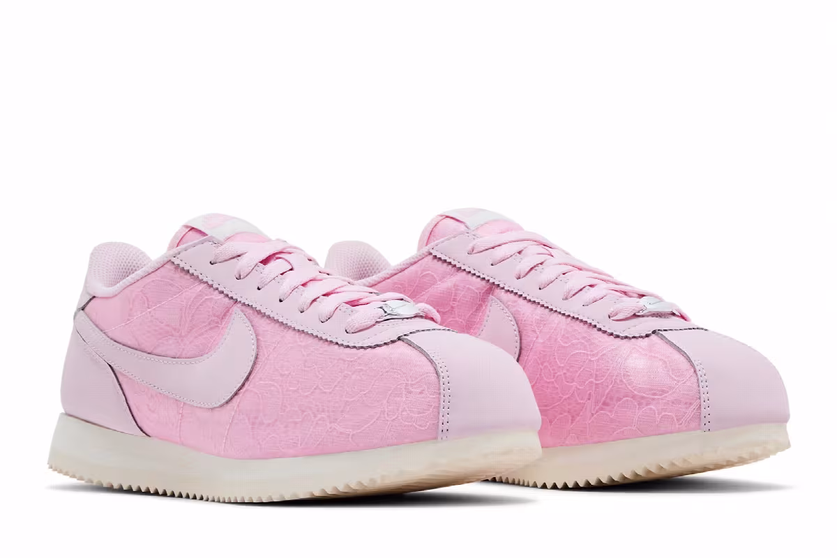 Nike Women's Cortez Pink Foam Floral, view 9