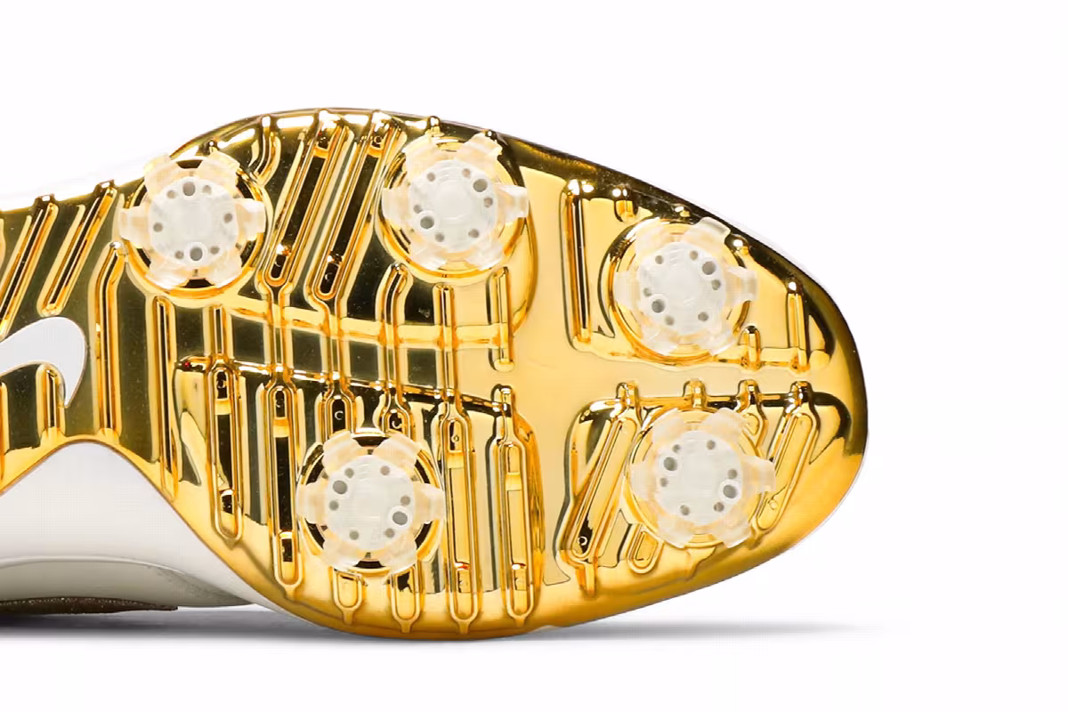 Nike Swarovski x Women's Roshe Golf Gold, view 6
