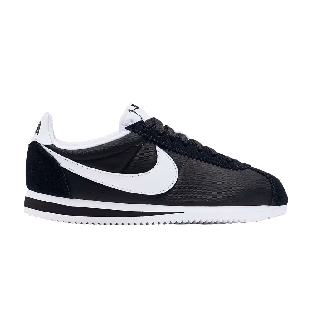 Nike Women's Classic Cortez Nylon Black White
