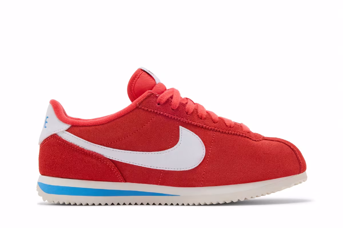 Nike Women's Cortez Light Crimson Blue, view 2