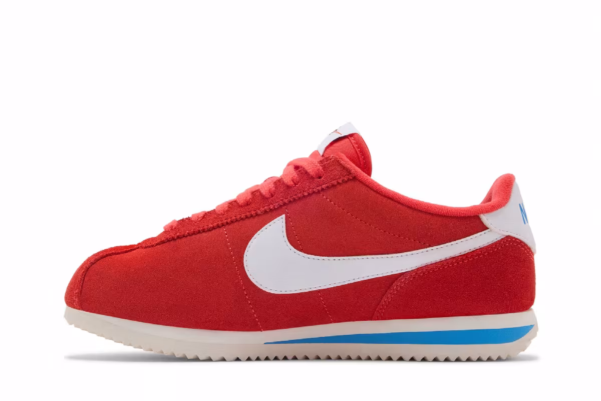 Nike Women's Cortez Light Crimson Blue, view 4