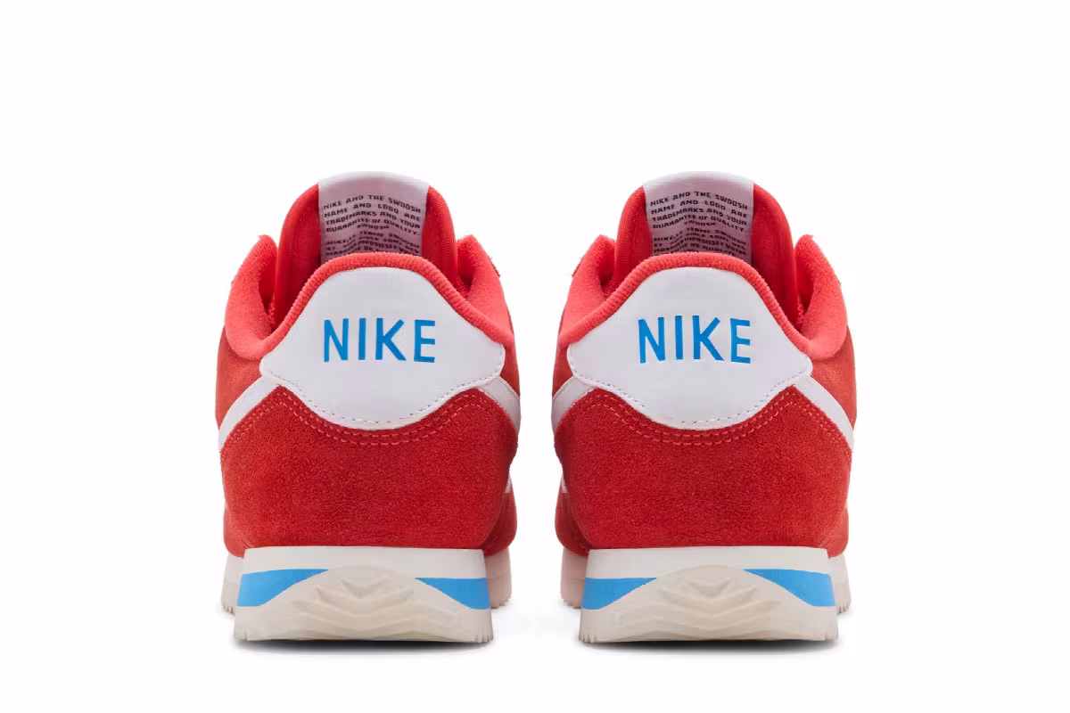 Nike Women's Cortez Light Crimson Blue, view 7