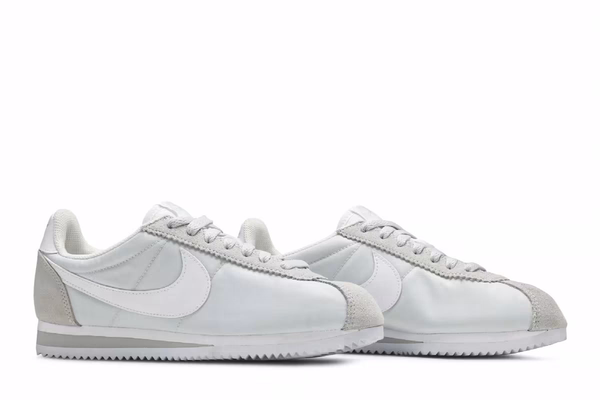 Nike Women's Classic Cortez Nylon Pure Platinum, view 9