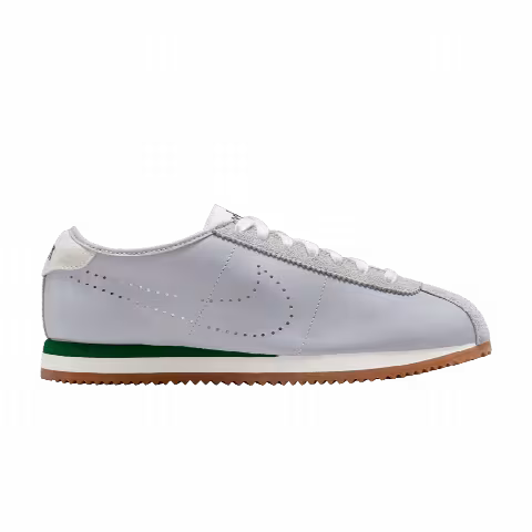 Nike Wmns Cortez Leather 'Wolf Grey Perforated Swoosh'
