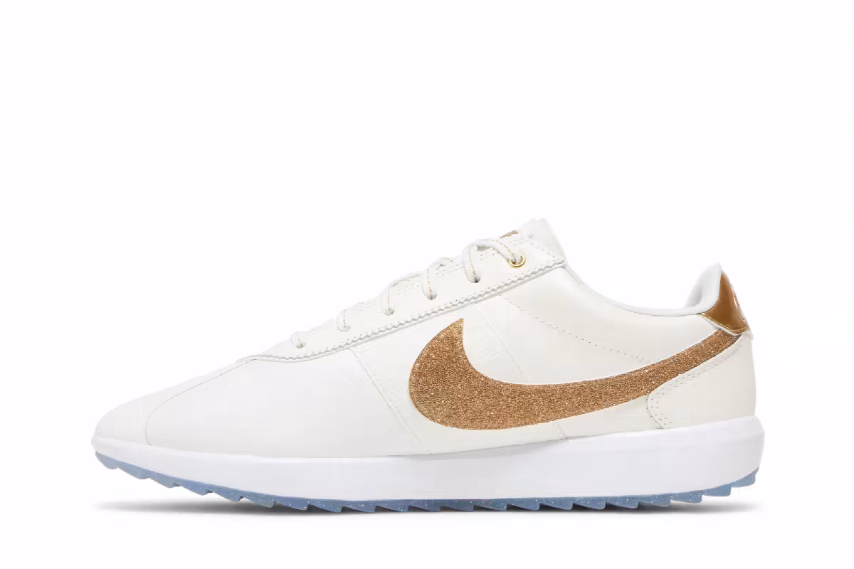 Swarovski x Nike Women's Cortez Golf Gold, view 4