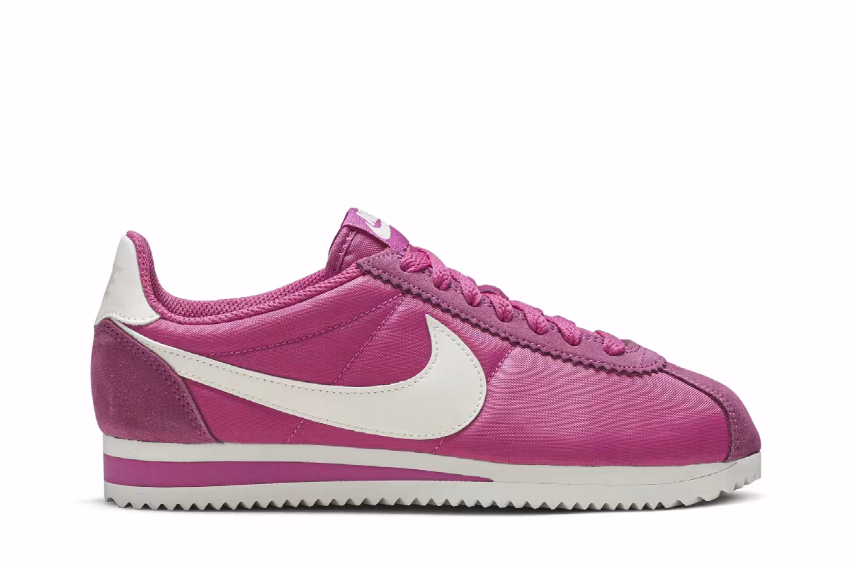Nike Women's Classic Cortez Nylon Active Fuchsia, view 2