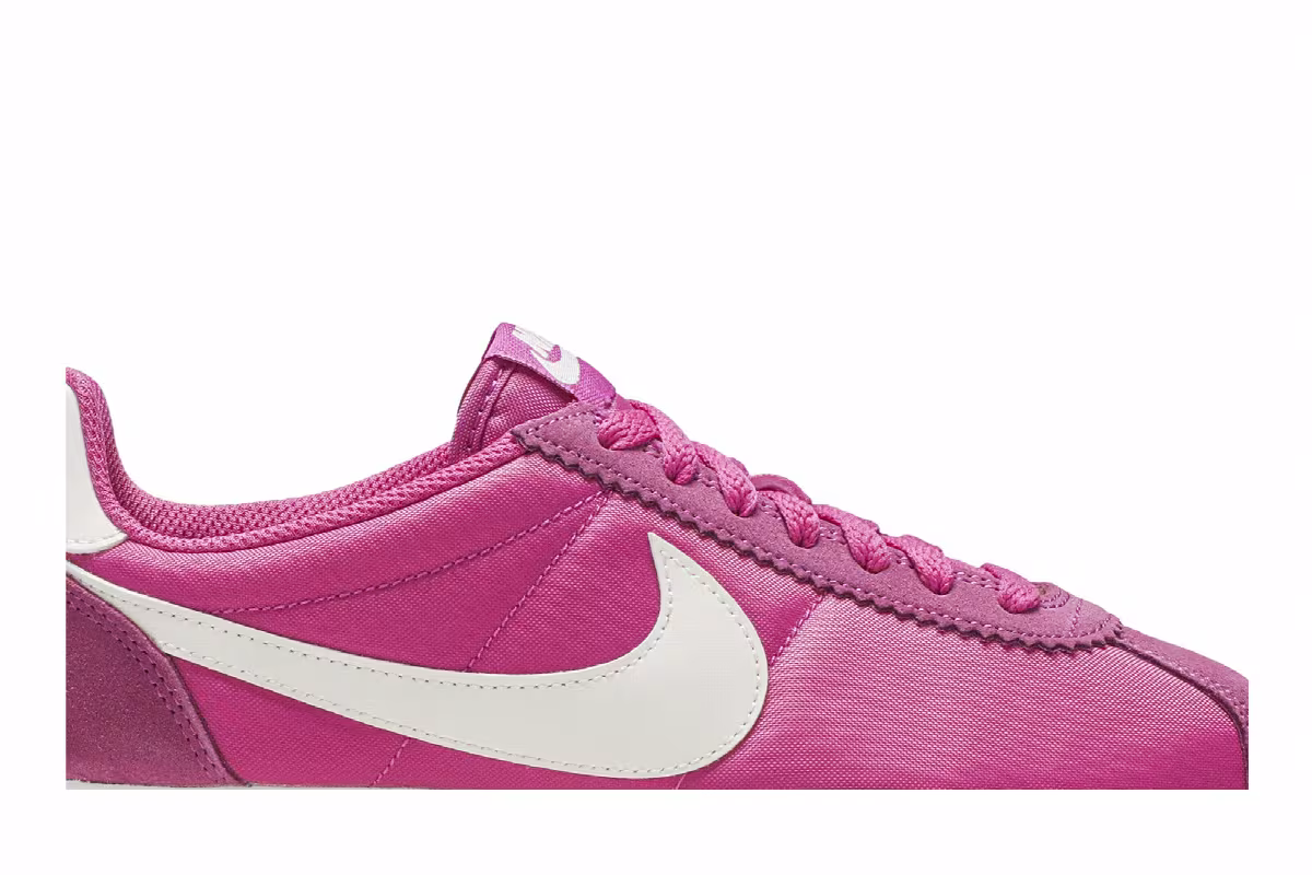 Nike Women's Classic Cortez Nylon Active Fuchsia, view 3