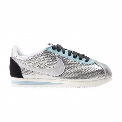 Nike Wmns Classic Cortez Leather Premium 'Python Pack - Metallic Silver'