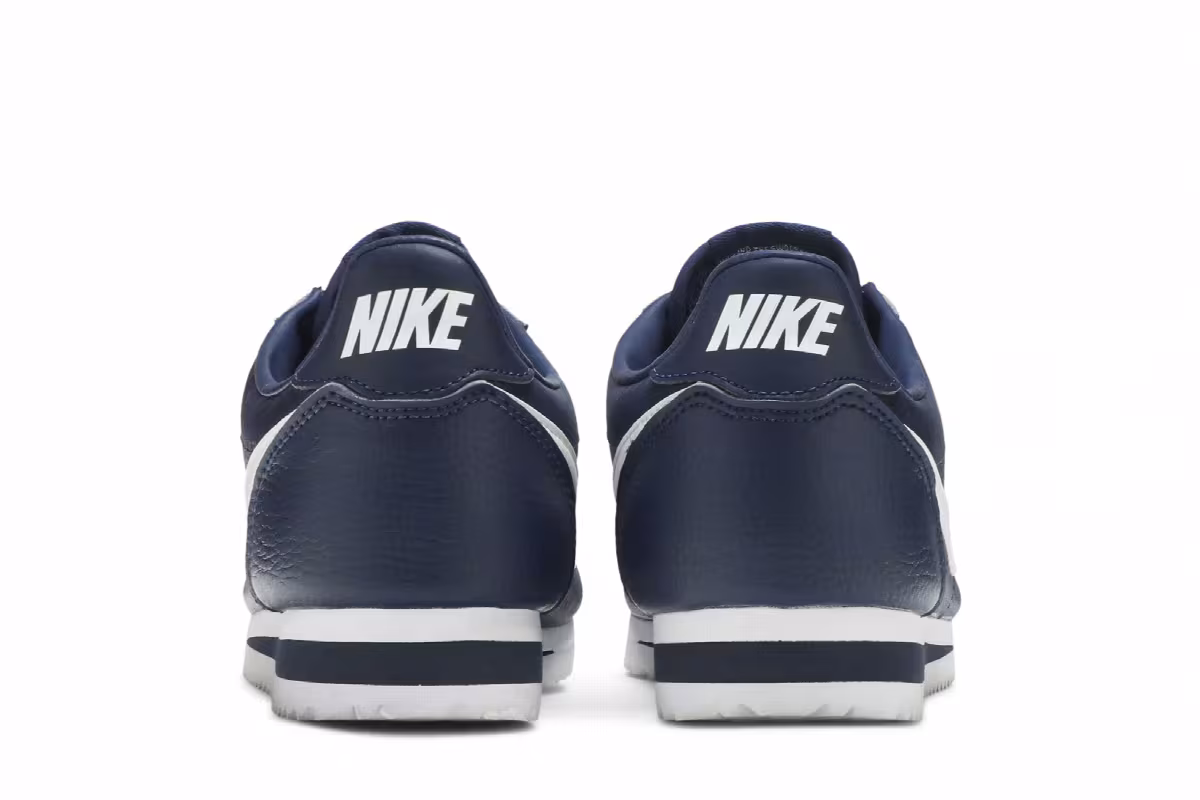 Nike Cortez Leather Midnight Navy, view 7