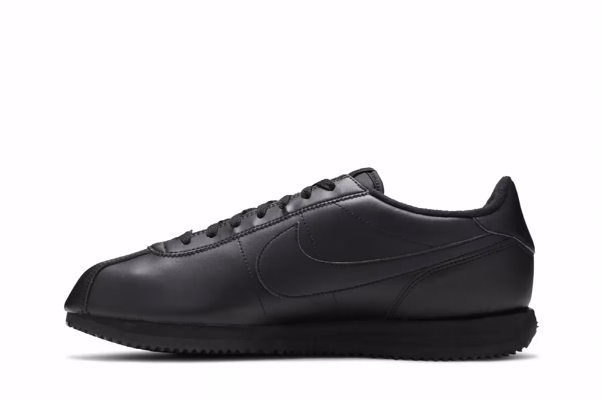 Nike Cortez Basic Leather Black Anthracite, view 4