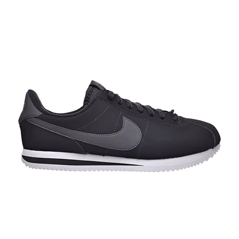 Nike Cortez Basic Black Metallic Silver