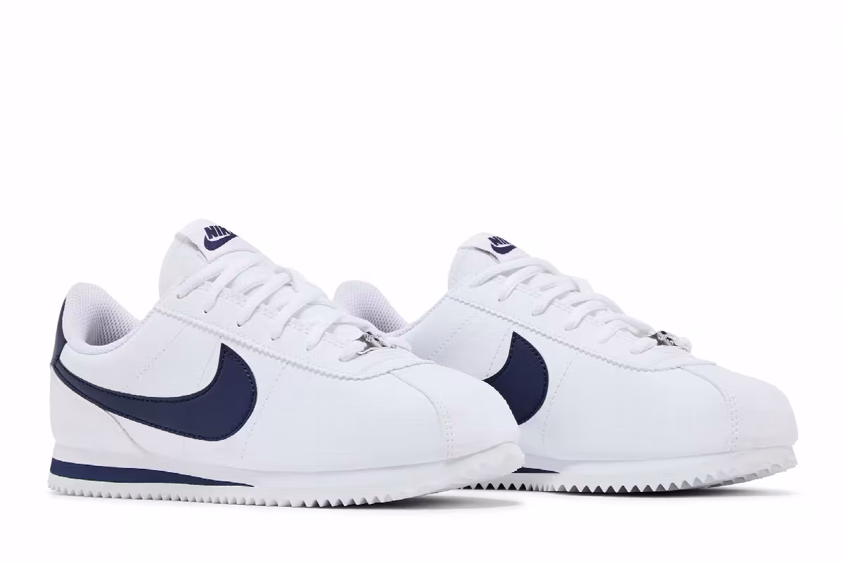 Nike Cortez Basic SL GS White Neutral Indigo, view 9