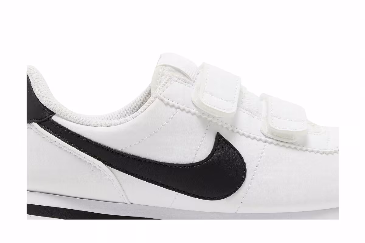 Nike Cortez Basic SL PS White Black, view 3