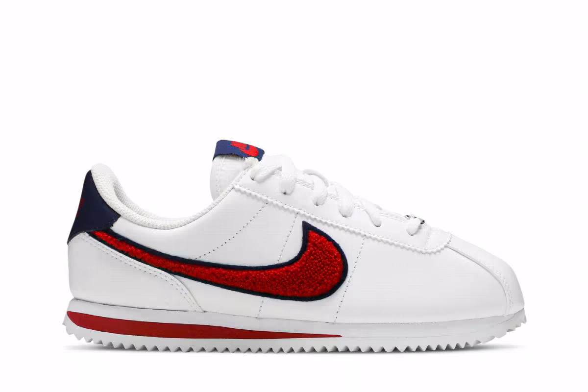 Nike Cortez Basic Leather SE GS White, view 2