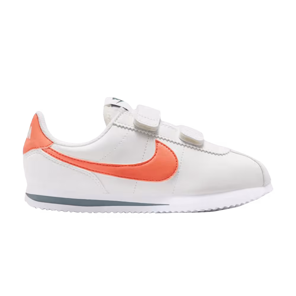 Nike Cortez GS Sail White Mineral Slate Orange Frost