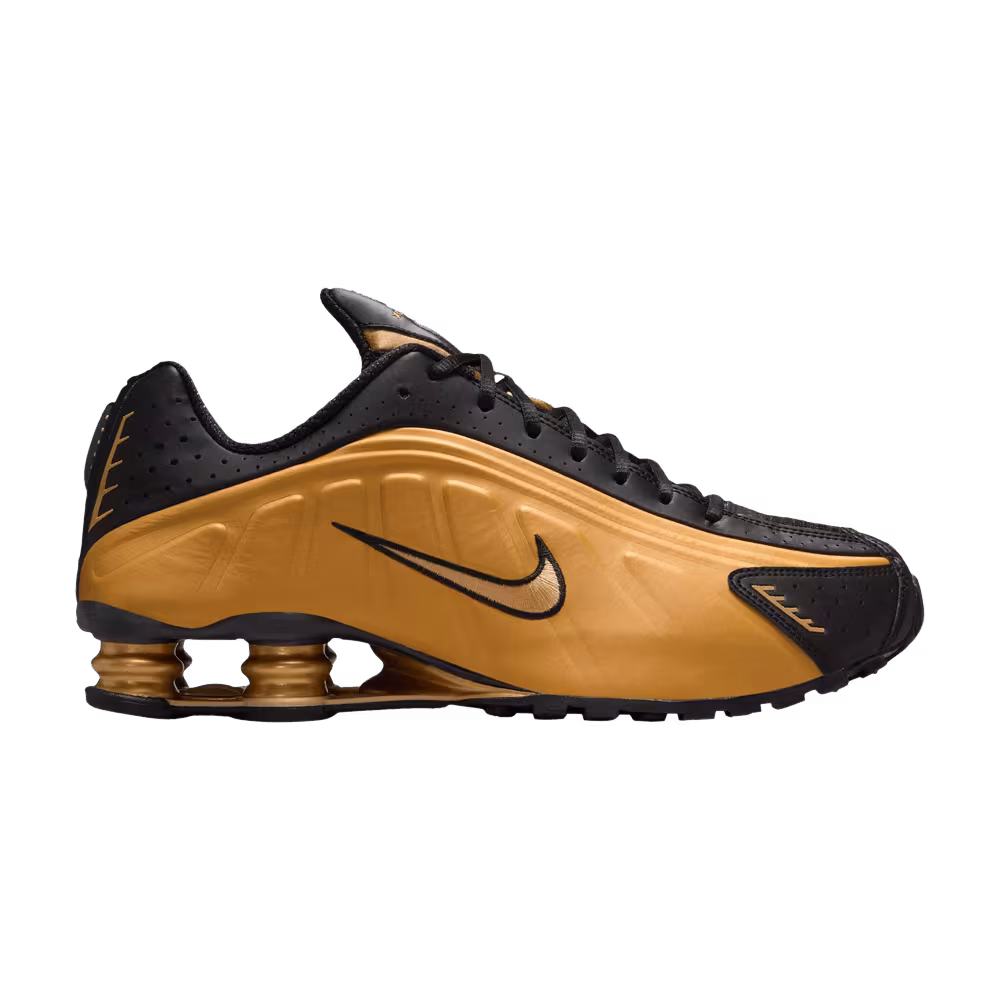 Nike Shox R4 Metallic Gold