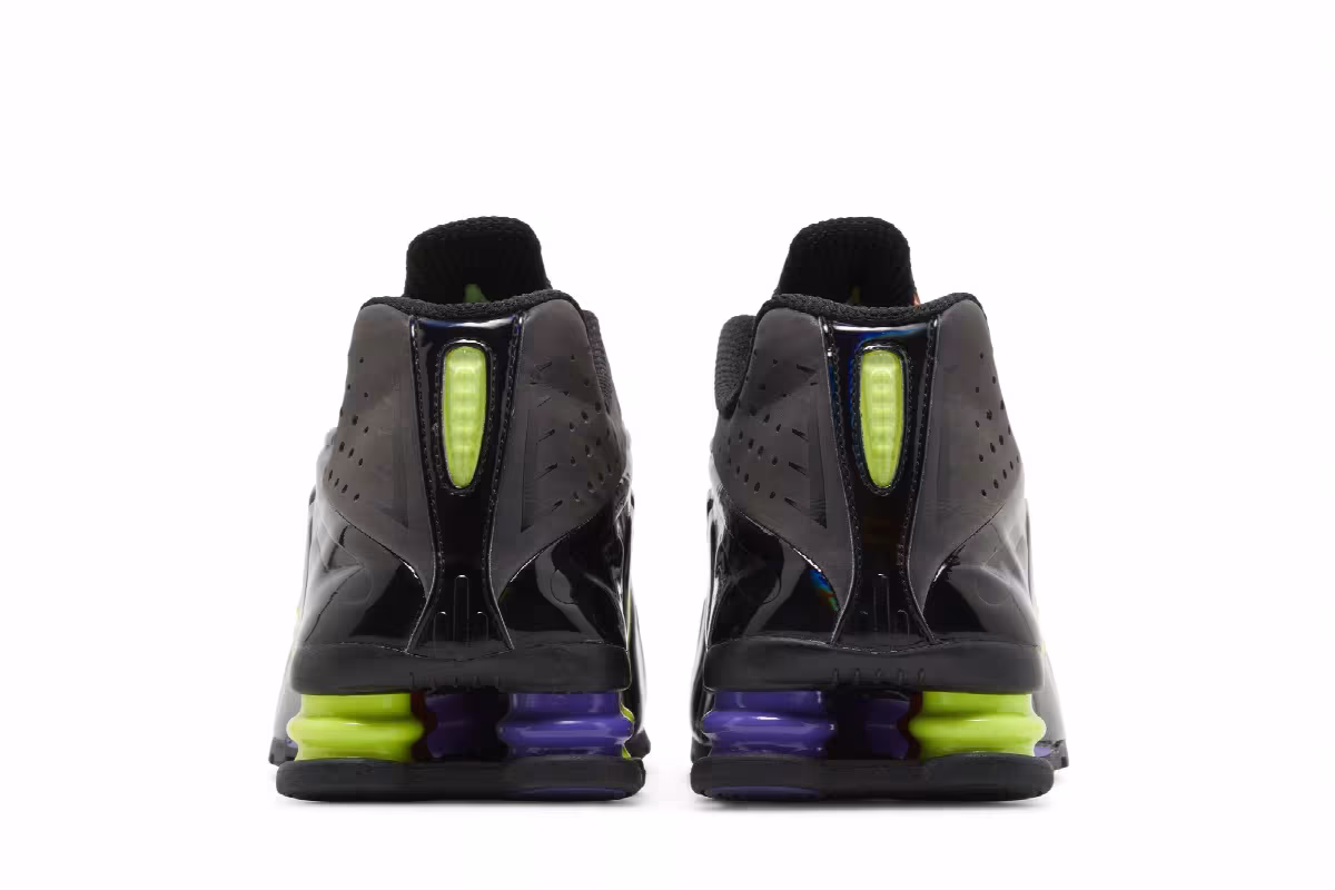 Nike Shox R4 Black Multi Volt, view 7