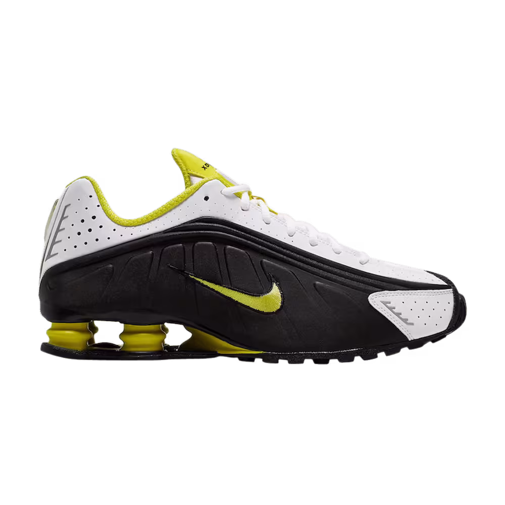 Nike Shox R4 Black Dynamic Yellow