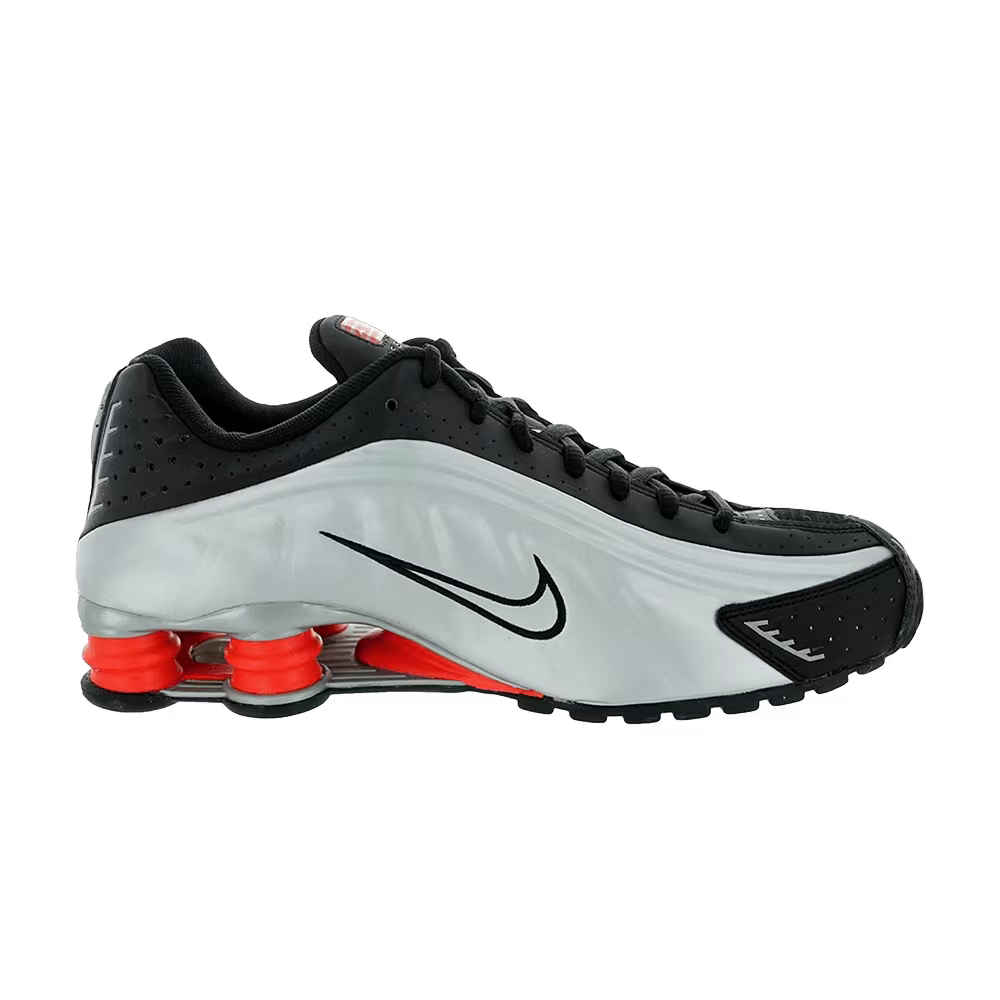 Nike Shox R4 Black Metallic Silver