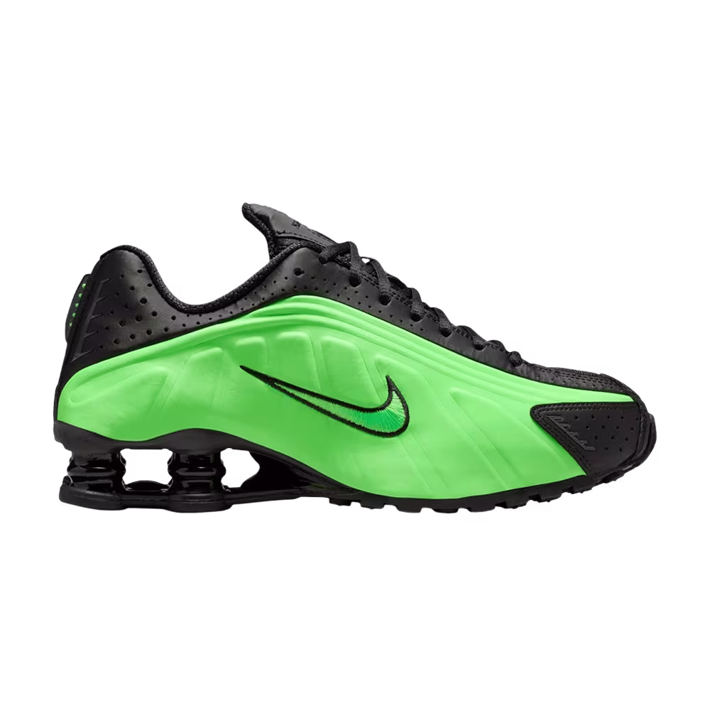 Nike Women's Shox R4 Black Voltage Green