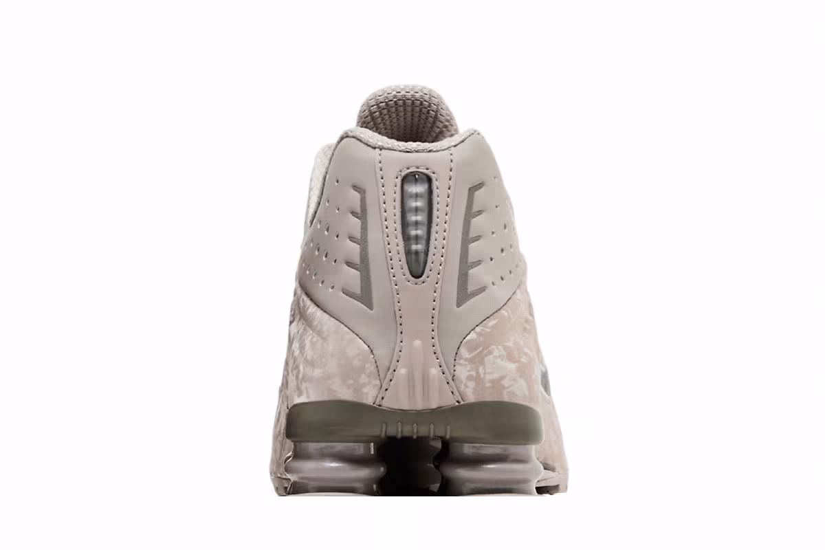 Nike Women's Shox R4 Flat Pewter Floral, view 8